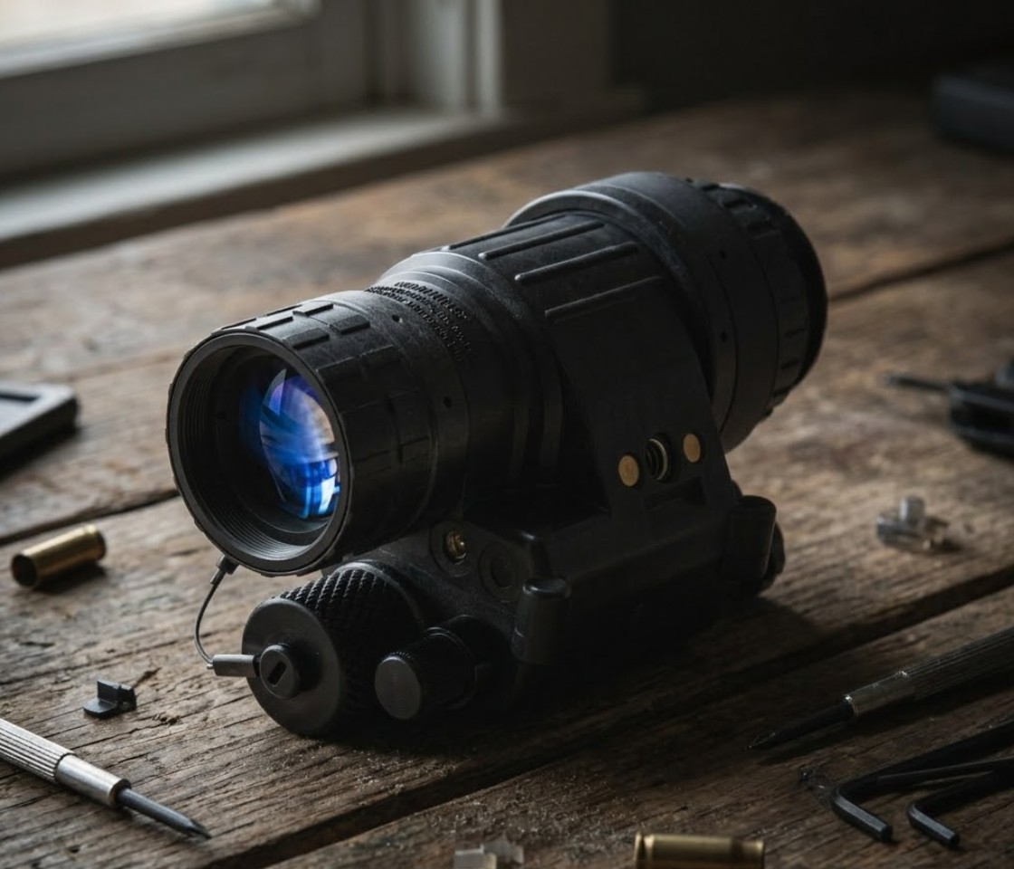 night vision device rifle