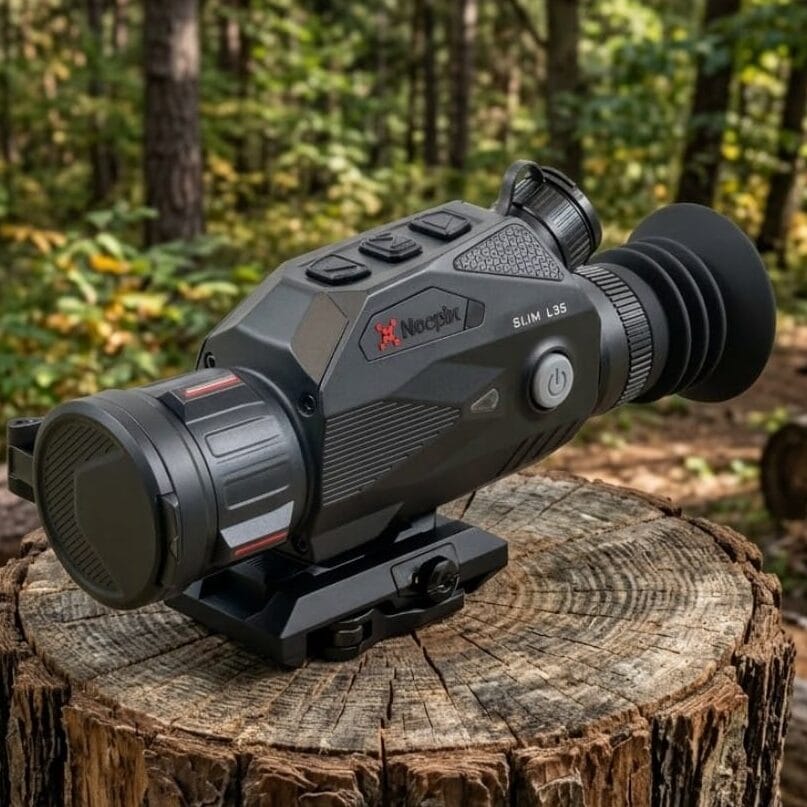 Thermal Scope from Nocpix in a wooded area.